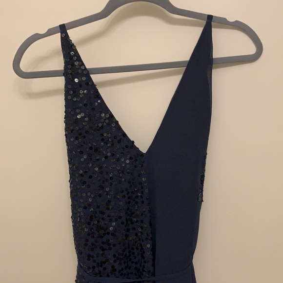 French Connection Blue Sequin Dress - Picture 6 of 16